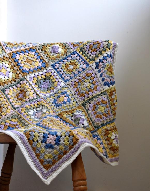 Granny Square Crochet Lap Blanket Made To Order on Luulla