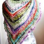 Triangular Gypsy Crochet Shawl